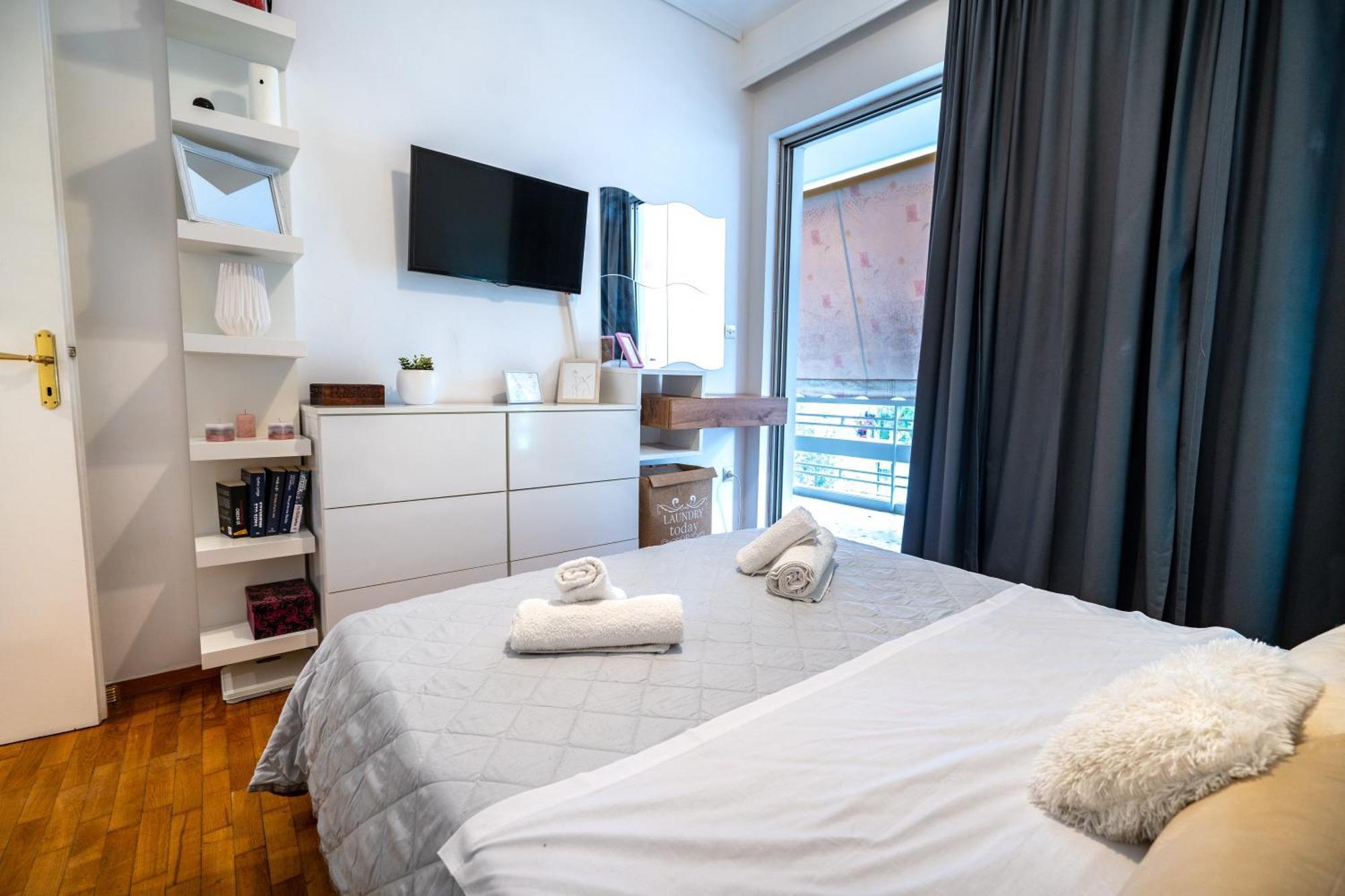 Neo Irakleio Train St. 1 Bedrm 4 Pers. Apartment Atenas Exterior foto